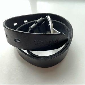 Wrangler Genuine Leather Men’s Belt Black